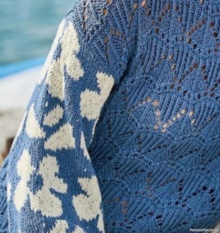 Свитер &laquo;Цветочная феерия&raquo;. Схема