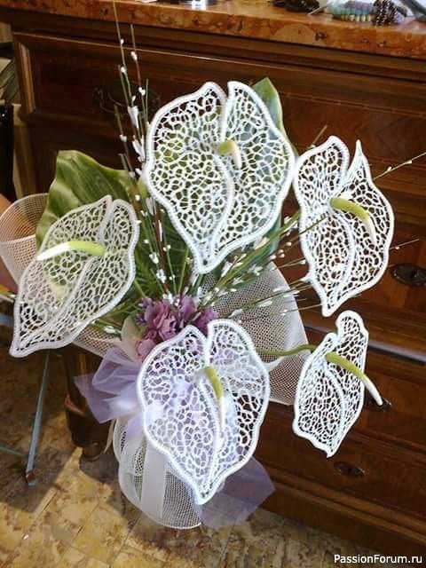 Вязаные цветы крючком. Схемы