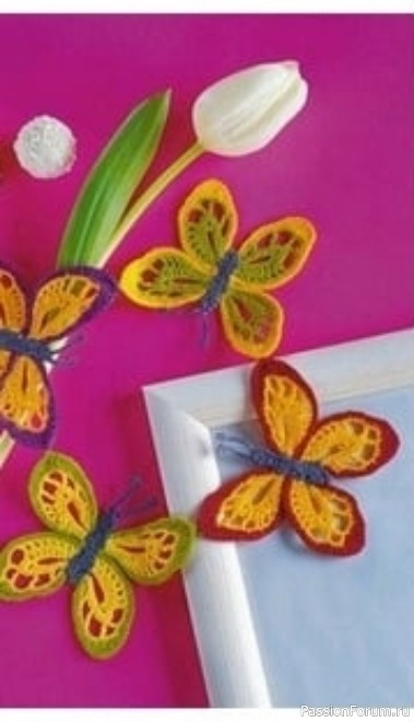 Аппликации крючком. Схемы