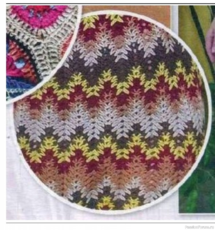 Платье в технике &laquo;Афганское вязание&raquo;. Схема