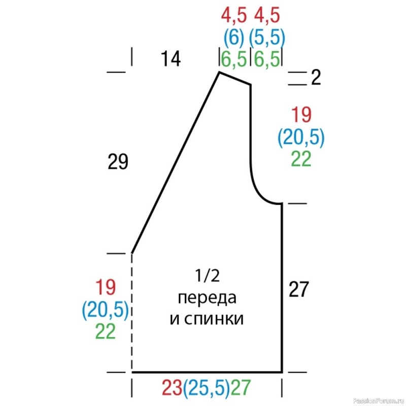 Топ с кружевным мотивом. Схема