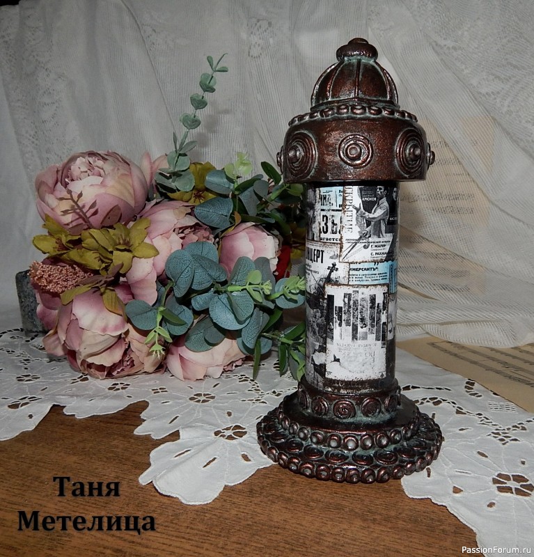 Пенал-шкатулка "Театральная тумба"