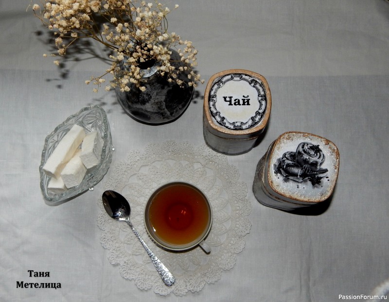 Переделка баночек от кофе