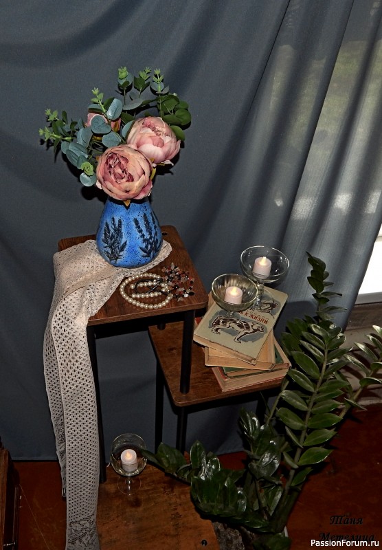 Ваза &quot;Лаванда&quot;.