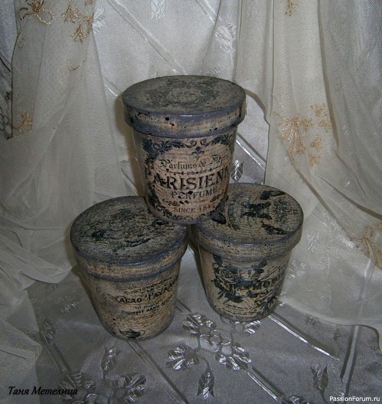 Баночки для мелочей.