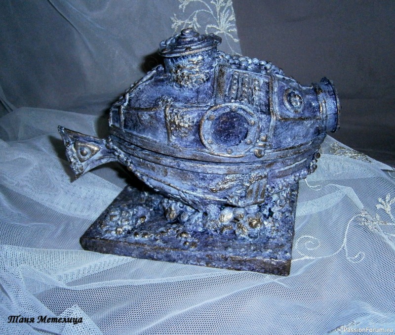 Шкатулка &quot;Подводная лодка&quot;.