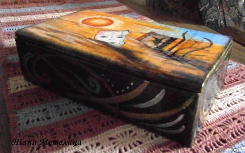 Шкатулки из картона.