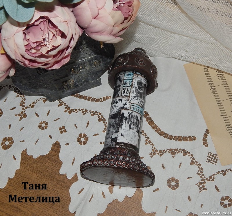 Пенал-шкатулка "Театральная тумба"