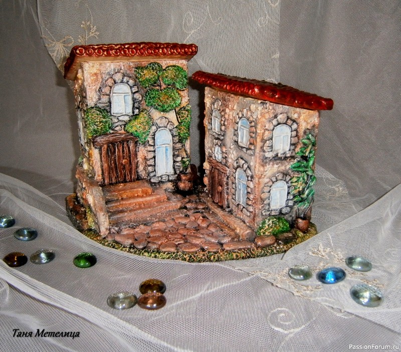 Шкатулка "Домики".