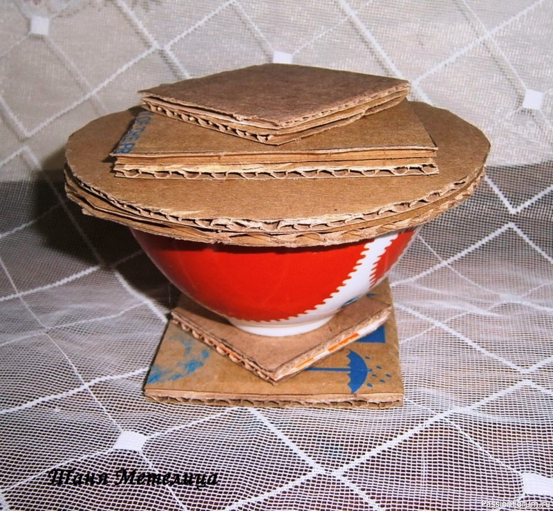Шкатулочки из ненужной керамики. МК.