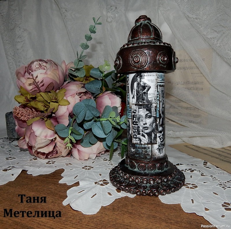 Пенал-шкатулка "Театральная тумба"