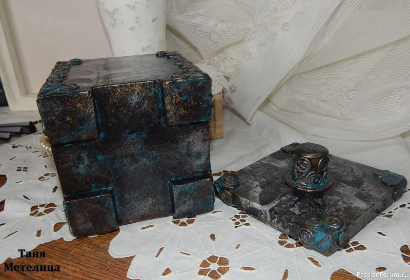 Шкатулка "Гортензии".