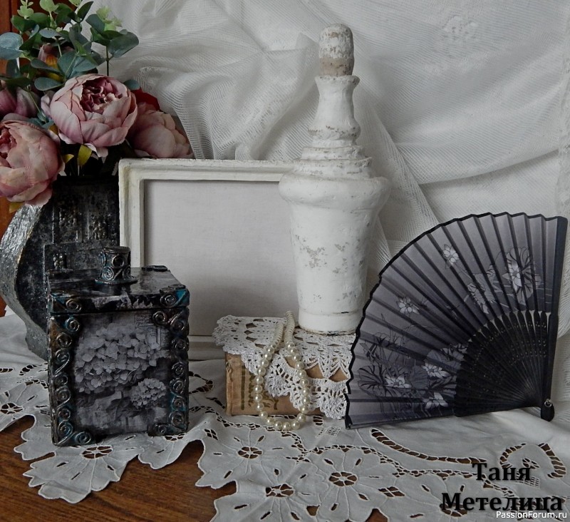 Шкатулка "Гортензии".