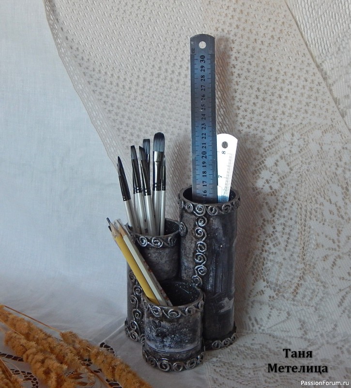 Органайзер в винтажном стиле.