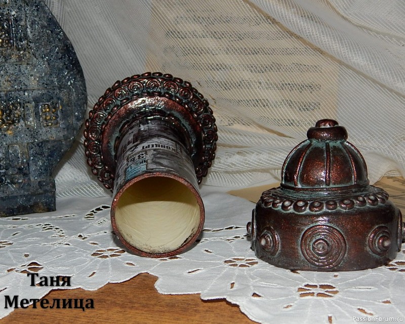 Пенал-шкатулка "Театральная тумба"