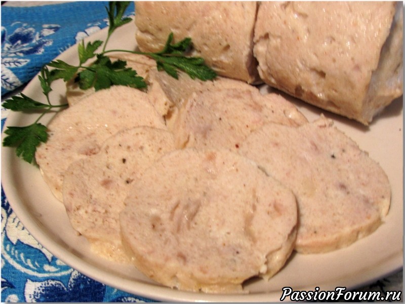 Домашняя &quot;колбаса&quot; из курицы в... крУжках