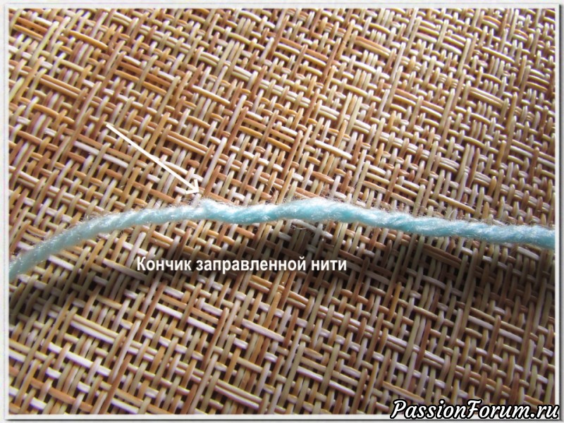 Соединяем нити при вязании