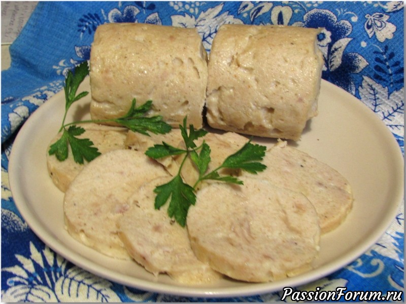 Домашняя &quot;колбаса&quot; из курицы в... крУжках