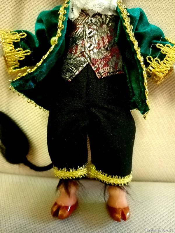 Кукла чертёнок-аристократ