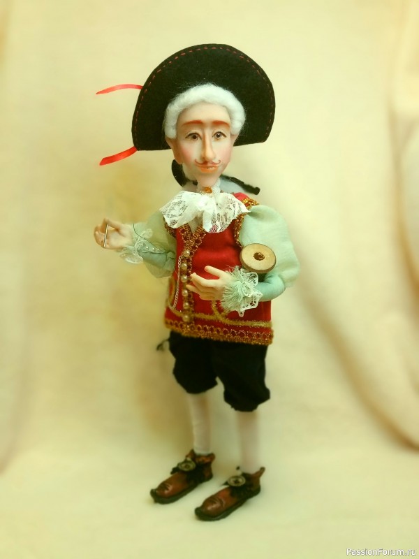 "Портной и оливковое платье 2" В главной роли кукла моей ручной работы)