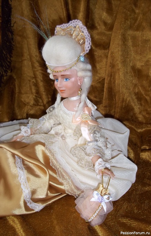 Интерьерная кукла Анна ручной работы