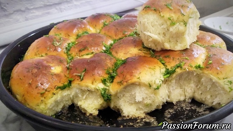 Пампушки с чесноком