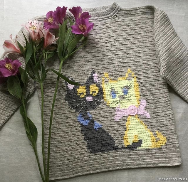 Интарсия крючком