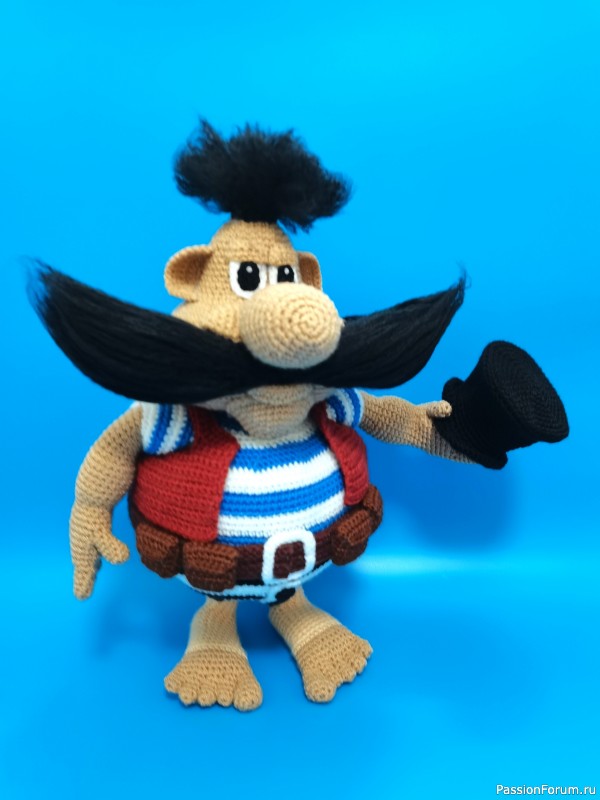 Бармалей вязаная игрушка