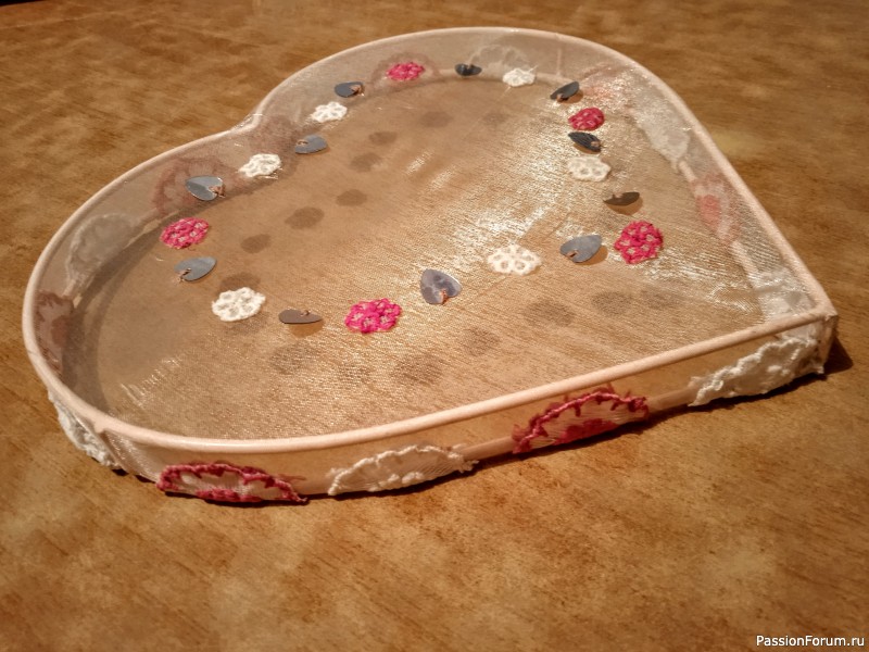Сердечная шкатулка для украшений Сердечная шкатулка для украшений