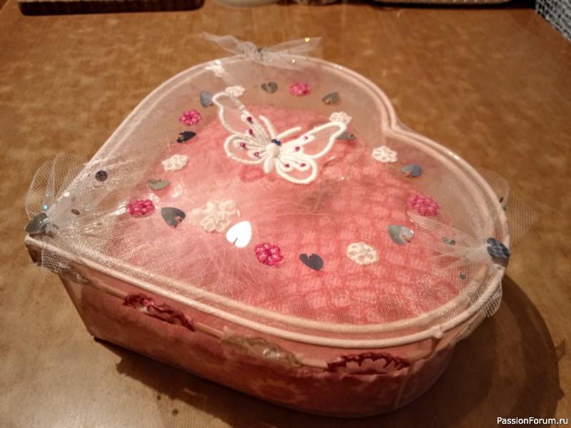 Сердечная шкатулка для украшений Сердечная шкатулка для украшений