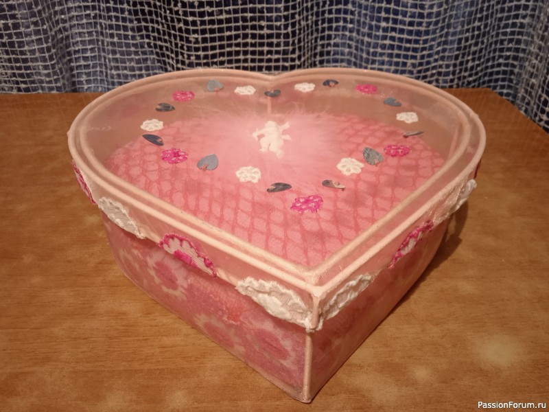 Сердечная шкатулка для украшений Сердечная шкатулка для украшений