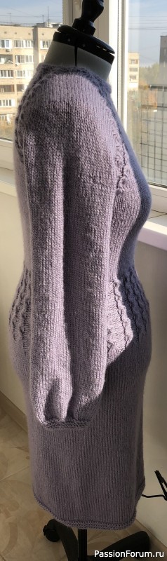 Лавандовое платье