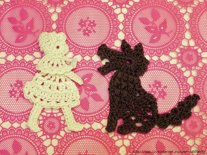 ​АППЛИКАЦИИ С КОШЕЧКАМИ И СОБАЧКАМИ = МАСТЕР КЛАСС И СХЕМЫ