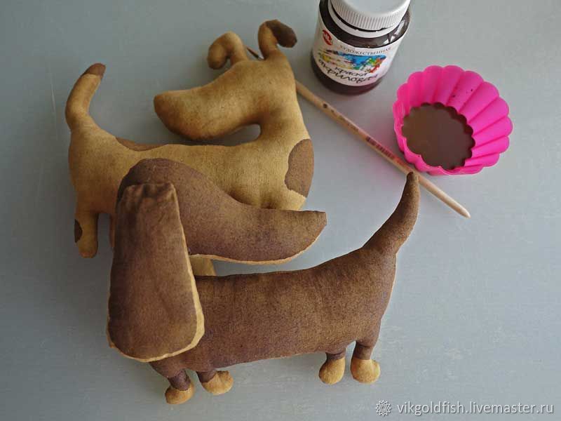 Кофейные собачки. Выкройки