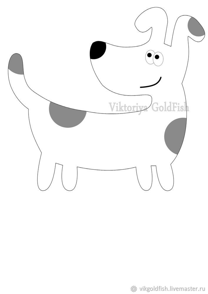 Кофейные собачки. Выкройки