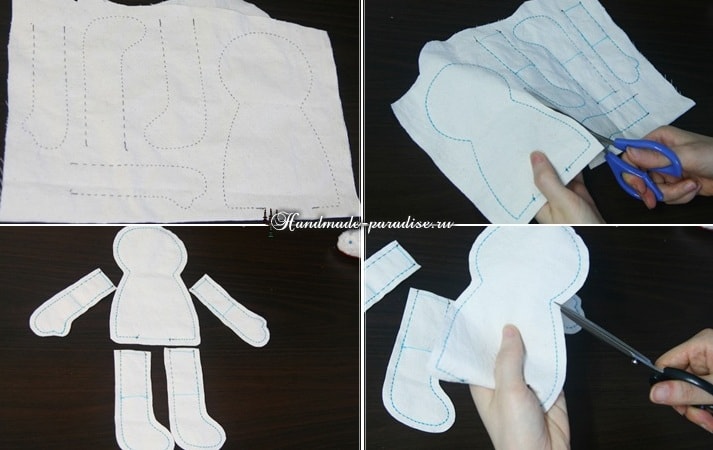 Текстильная кукла примитив своими руками (3)