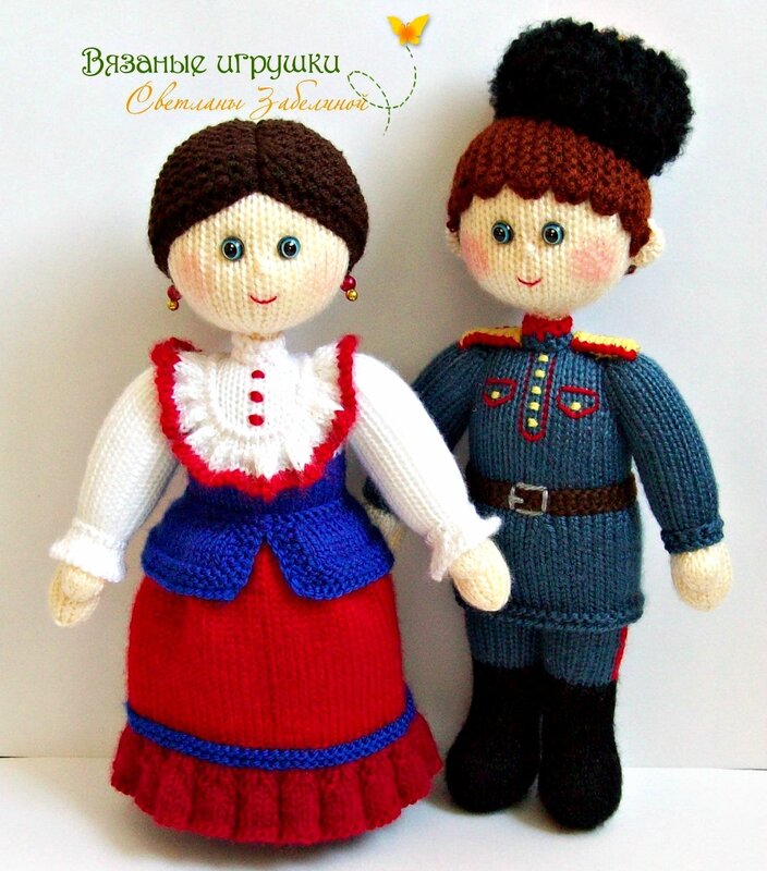 Связанные игрушки Светланой Забелиной -