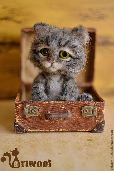 КОТЫ и КОШКИ Натальи Кузнецовой. Сухое валяние