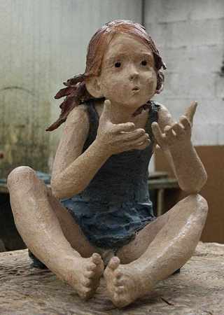 Jurga Martin sculptures from clay