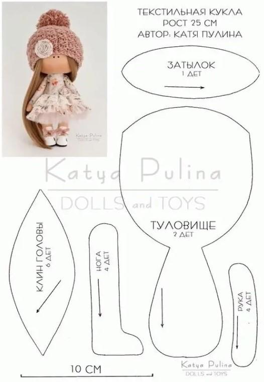 Кукла ручной работы, Handmade doll, Выкройка текстильной куклы, handmade doll, fabric doll, textile doll, free doll pattern