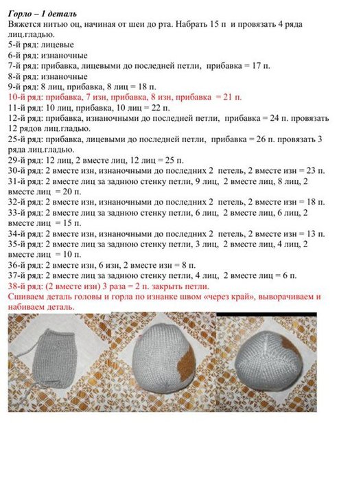 Щенок в кроссовках спицами. МК Щенок в кроссовках спицами. МК