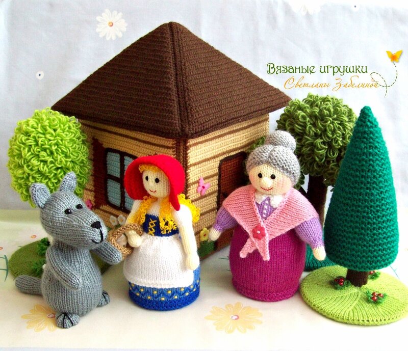 Связанные игрушки Светланой Забелиной -