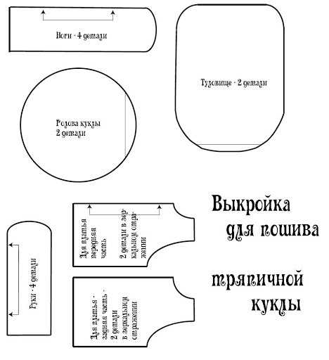 Тряпичные куклы своими руками: шаблоны, выкройки, мастер-классы Х Много!! Тут начало!!