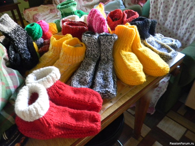 Носки для семьи.