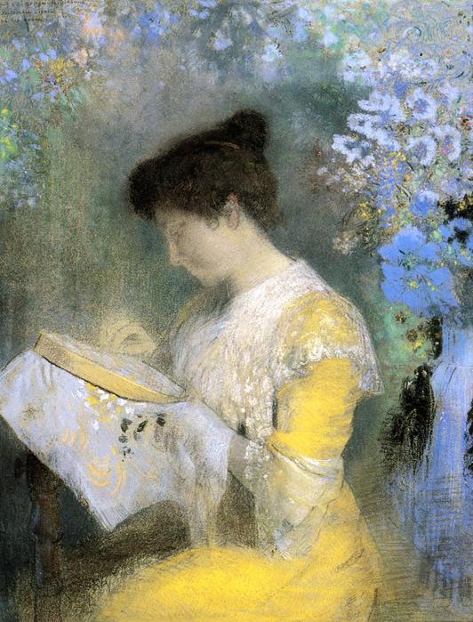 Odilon Redon Portrait of Madame Arthur Fontaine, 1905 (532x700, 82Kb)