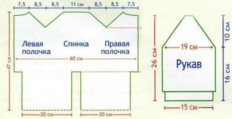 Вязаные комбинезоны для новорожденных. Описание и схемы