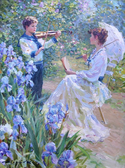 Женская красота в живописи.