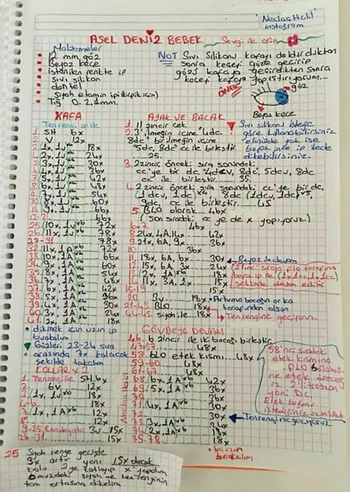 Малышка крючком. Описание