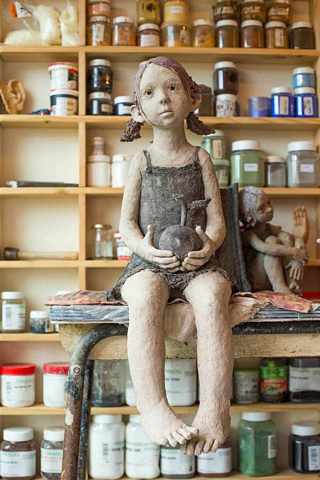 Jurga Martin sculptures from clay