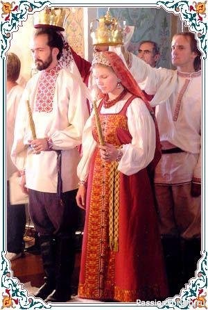 Всё о свадебных нарядах на Руси в старину